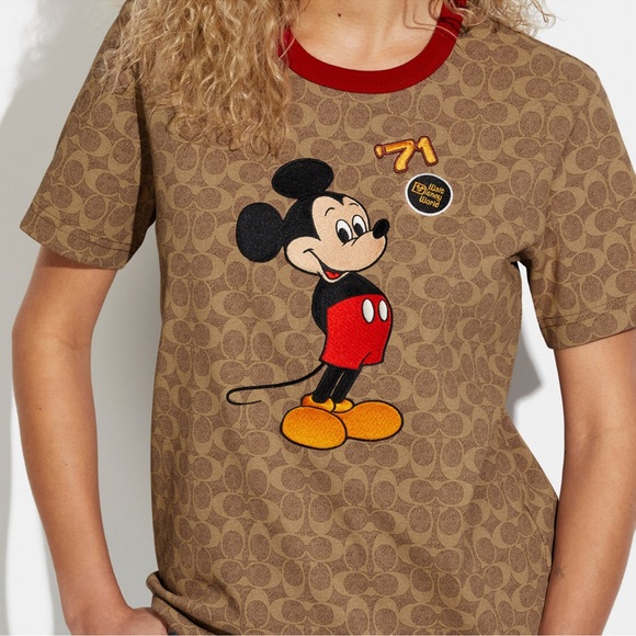 NEW with tags Disney × Coach Mickey Mouse 50th Anniversary T-shirt - Picture 2 of 14